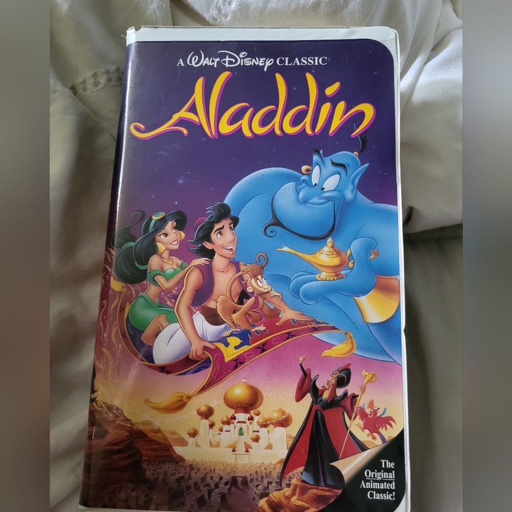 Aladdin Disney VHS black diamond